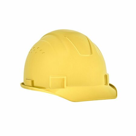 JACKSON SAFETY Hard Hat, Advantage, Non-Vented, Front Brim, Yellow 20201